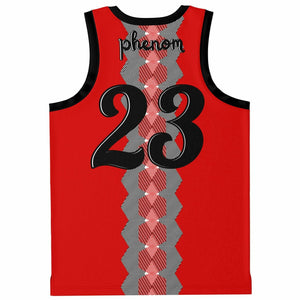 Basketball Jersey Rib - AOP Courtside royalty red jersey