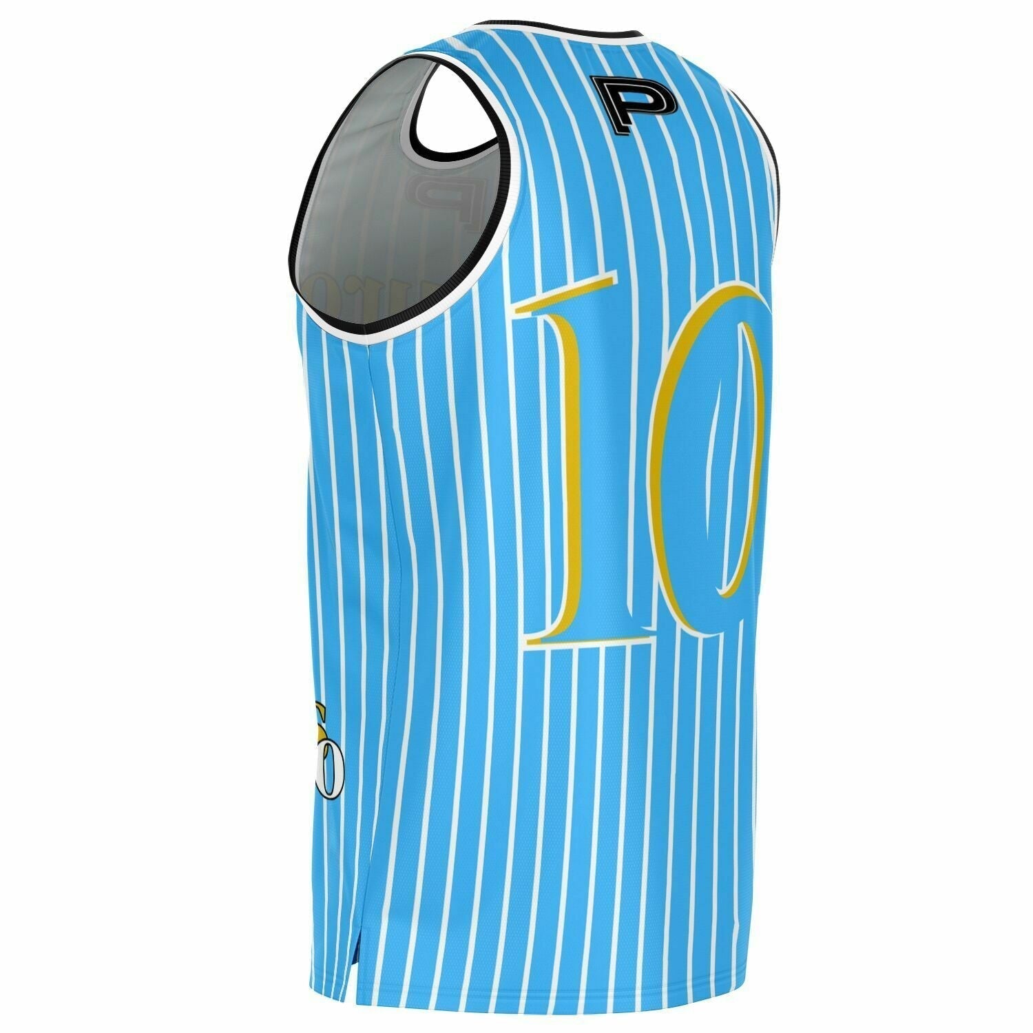 Basketball Jersey Rib - AOP Fenomeno del baloncesto en azul