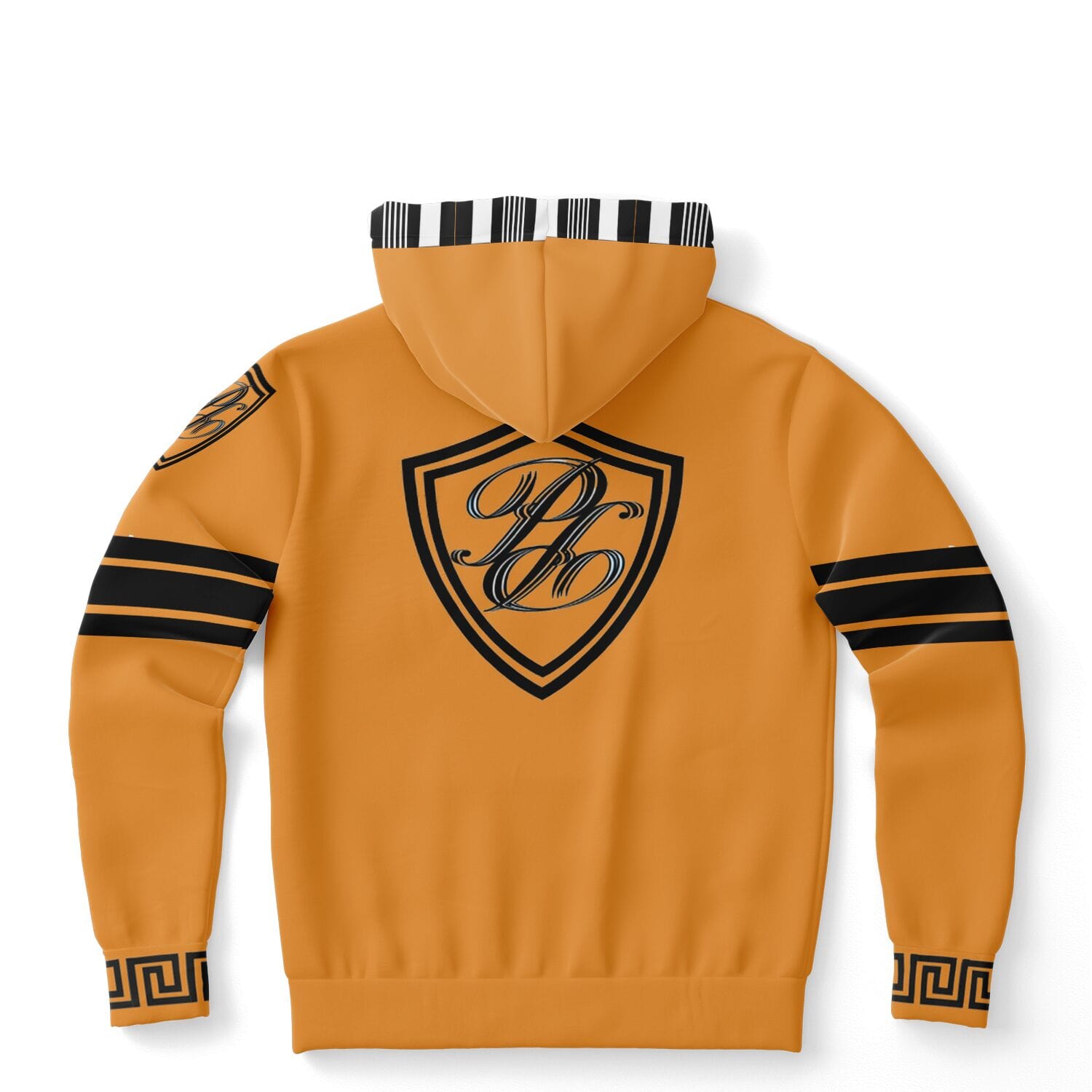 Fashion Hoodie - AOP Protect the shield tan signature pullover