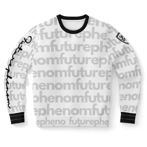 Fashion Sweatshirt - AOP Protect the shield white signature sweatshirt