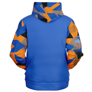 Fashion Zip-Up Hoodie - AOP Abstract art signature edition hoodie