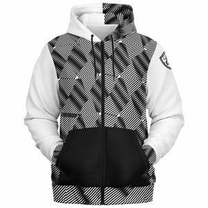 Fashion Zip-Up Hoodie - AOP Phenomenal abstract alternate hoodie
