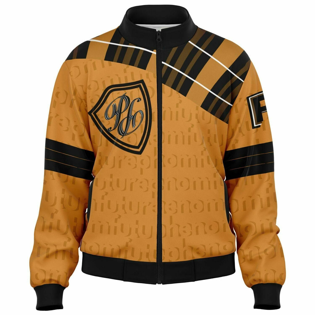 Track Jacket - AOP Protect the shield tan signature track jacket