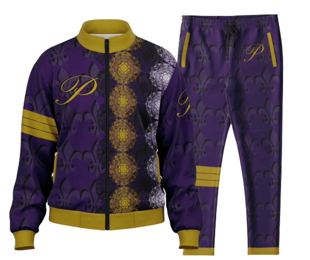 Tracksuit - AOP Royalty evening run tracksuit