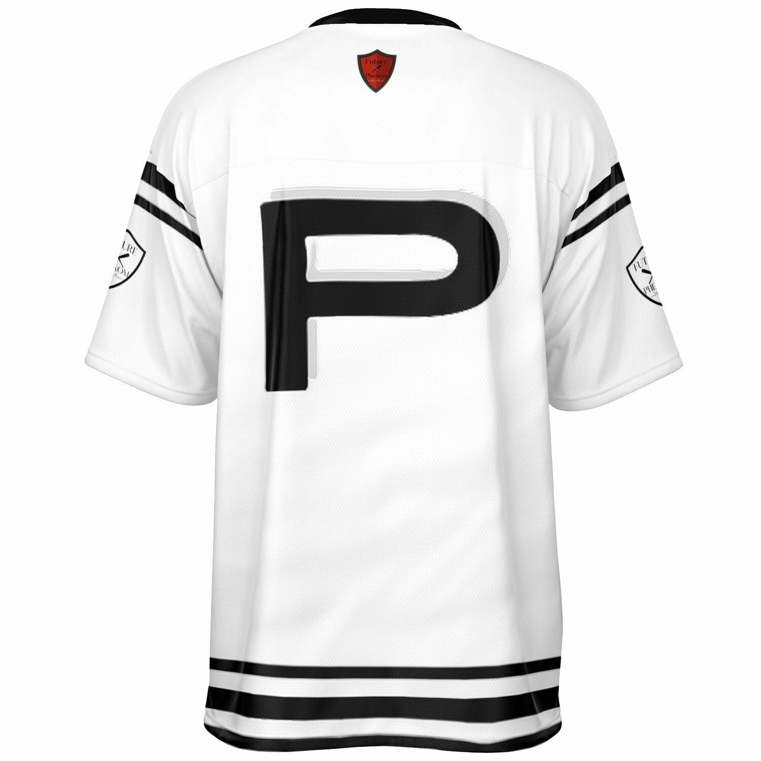 Football Jersey - AOP Letterman classic white jersey