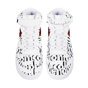 sneaker Phenomenal graffiti black-white shoes