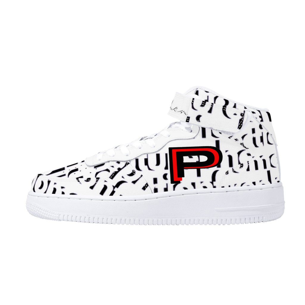 sneaker Phenomenal graffiti black-white shoes