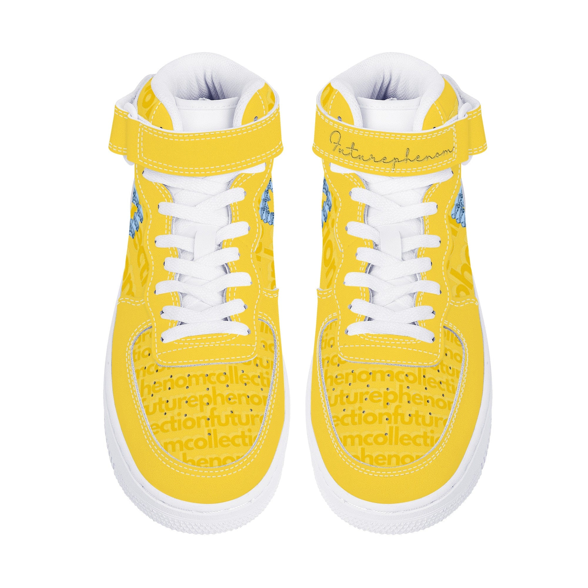 sneaker Phenoms yellow diamonds shoes